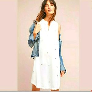 Cloth & Stone Maroney Shirtdress Silver Stars